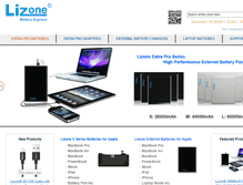 Tablet Screenshot of lizone-us.com